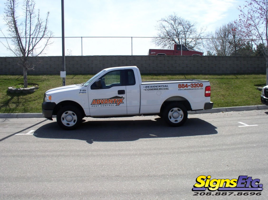 advantix truck wrap by Signs Etc