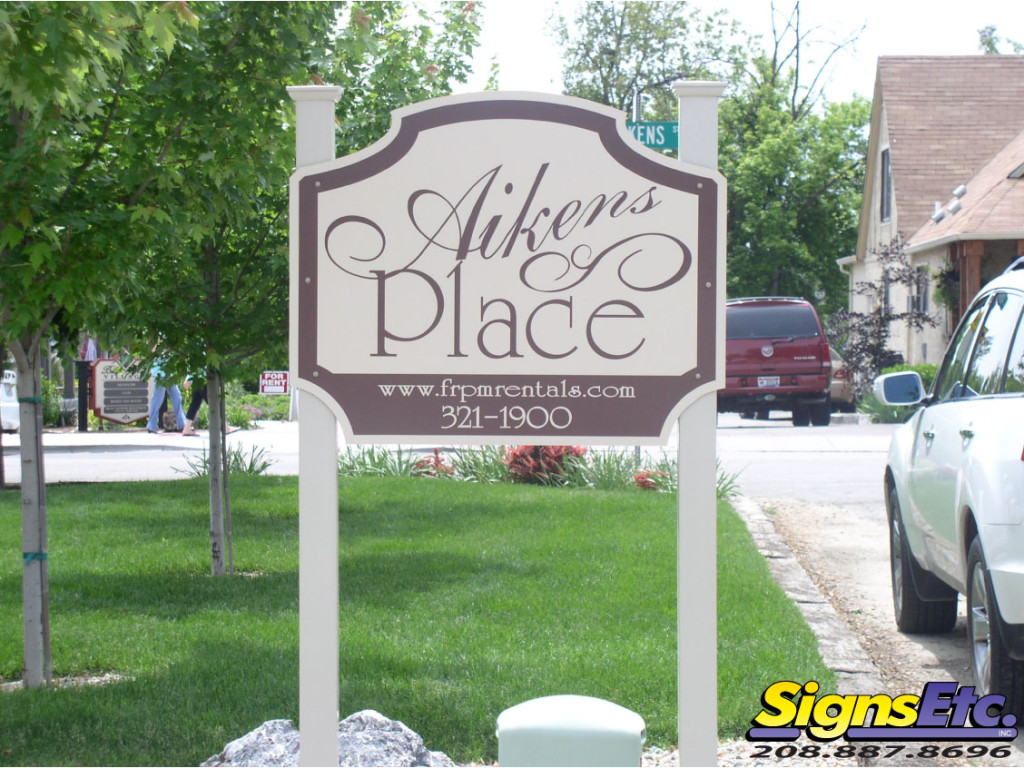 Aikens Place Property Sign