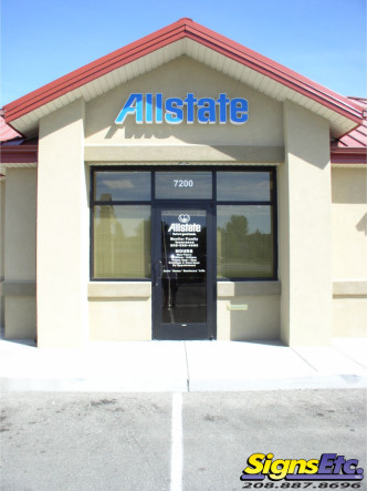 Allstate Insurance Office Channel Letter Sign