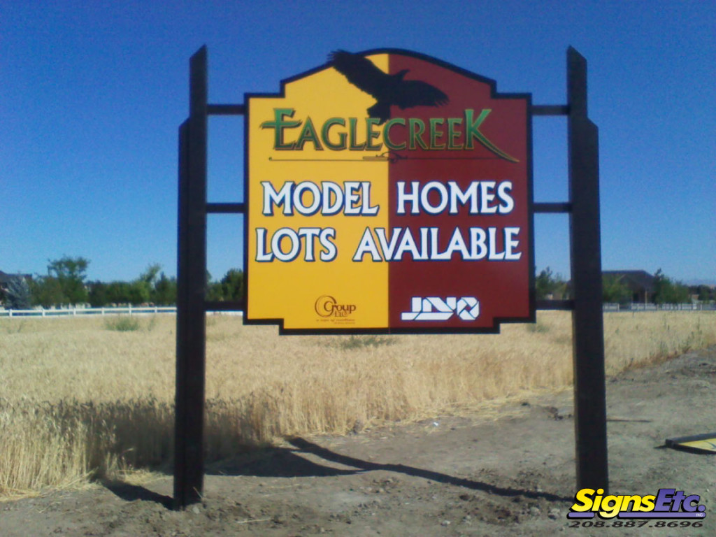 eagle creek real estate sign