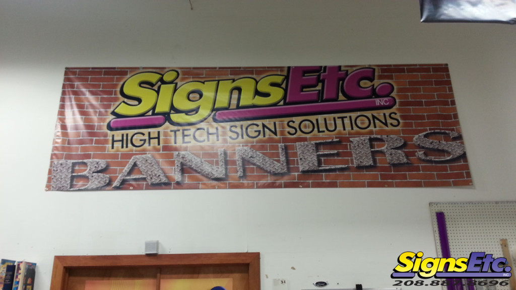 Signs Etc Color Printed Wall Banner