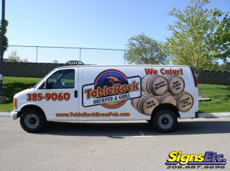 Tablerock Brew Pub And Grill Vehicle Wrap