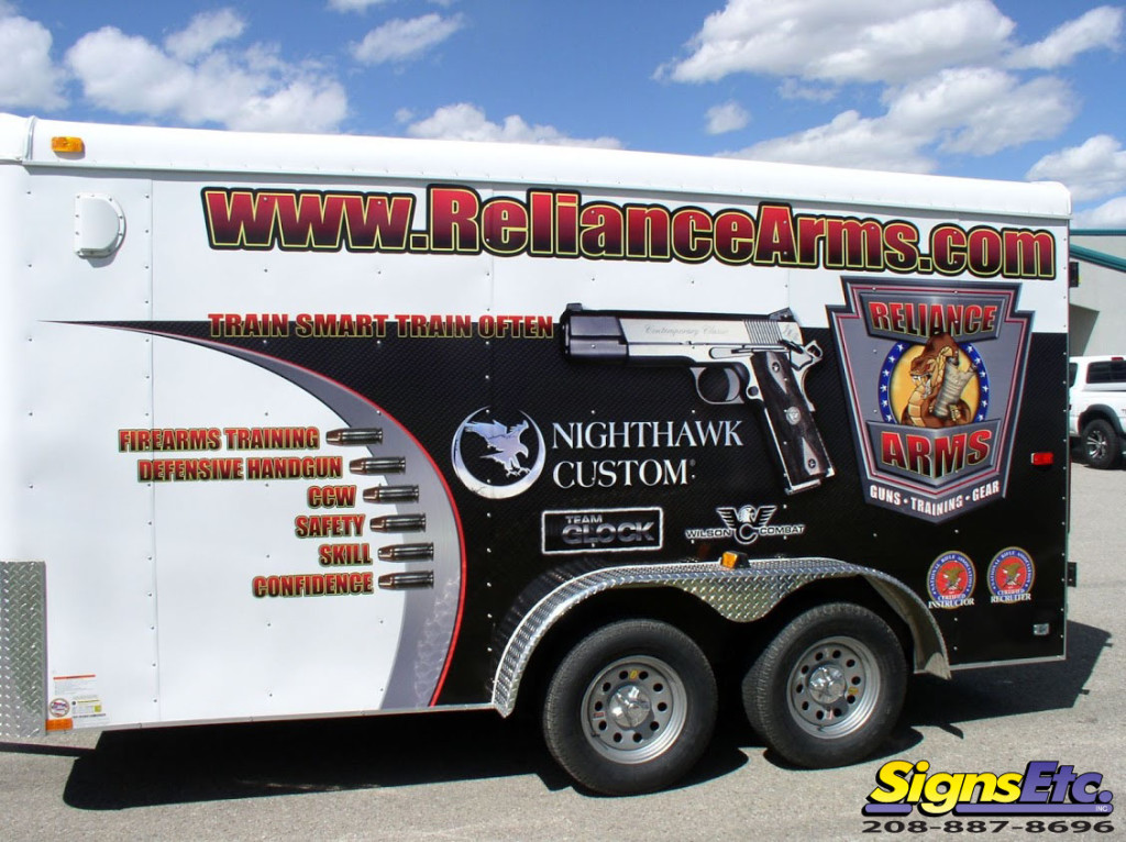 reliance arms trailer wrap